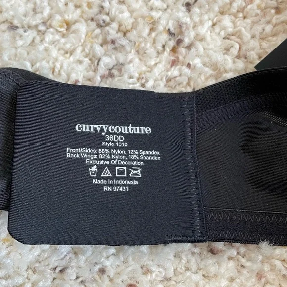 NWT Curvy Couture Animal Print Full Coverage Bra 36DD - Picture 3 of 9